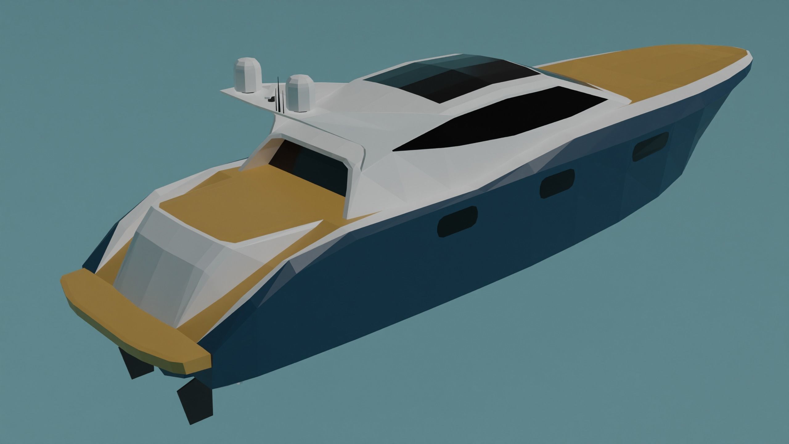 Boats Pack Free low-poly 3D model_12