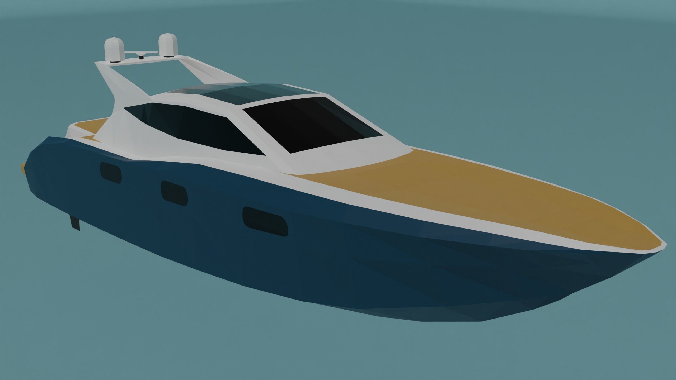 Boats Pack Free low-poly 3D model_11