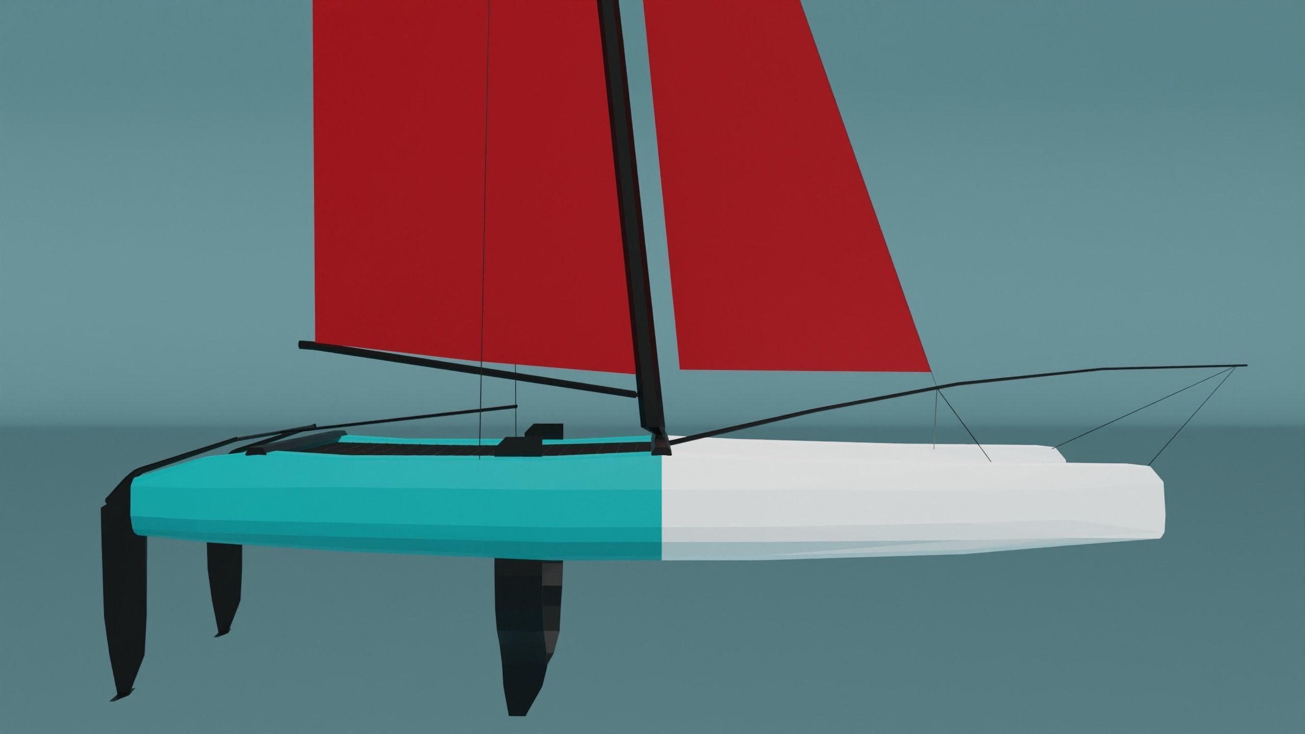 Boats Pack Free low-poly 3D model_31