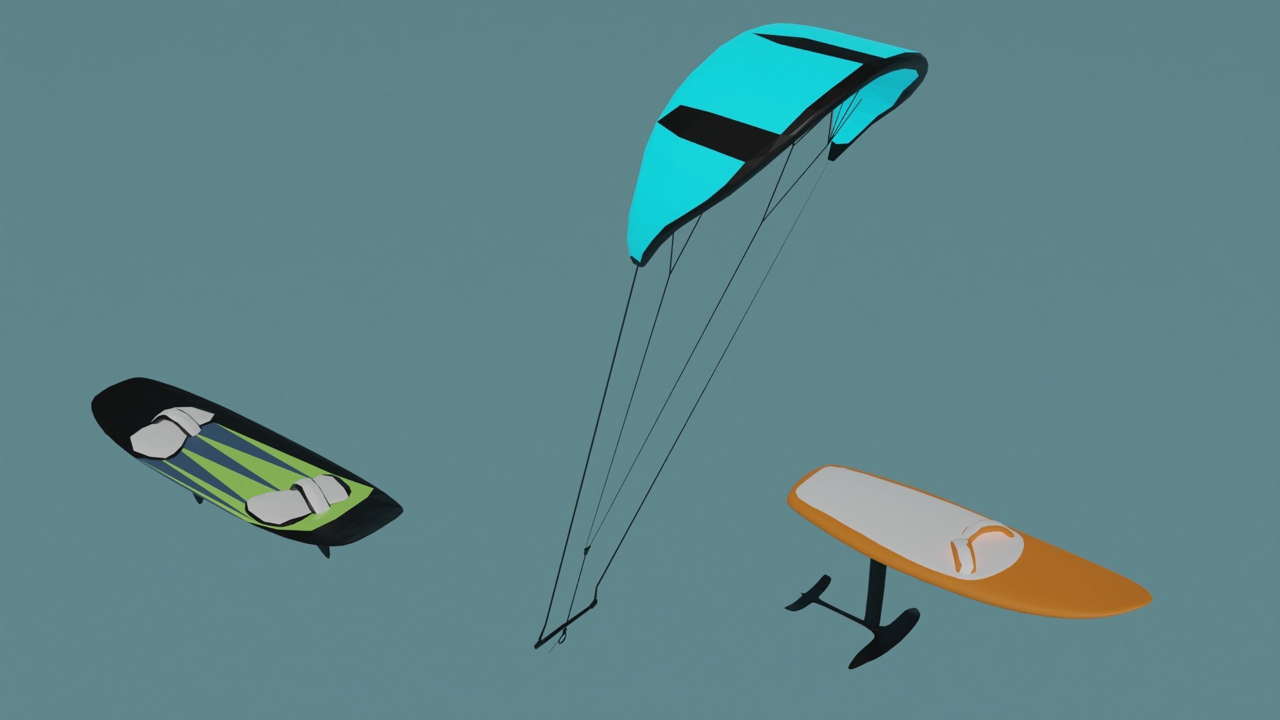 Boats Pack Free low-poly 3D model_38