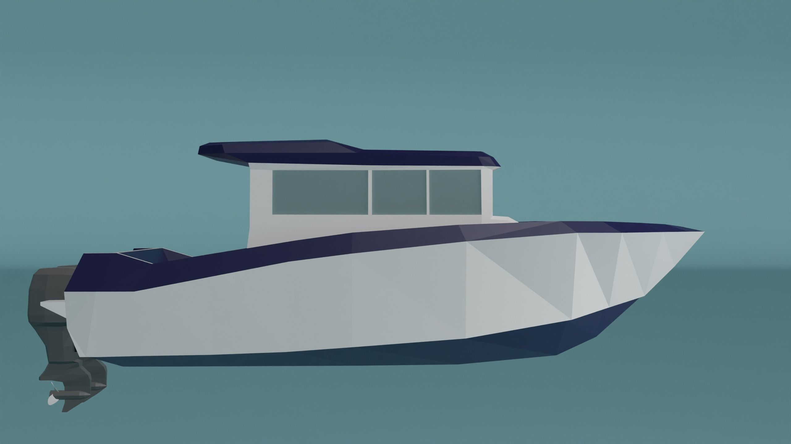 Boats Pack Free low-poly 3D model_15