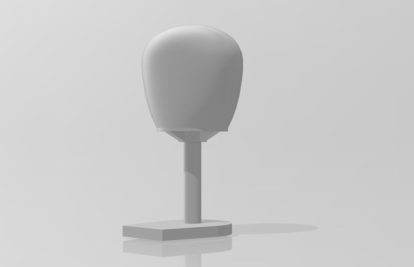 Simple ship sonar with base 3D print model_3