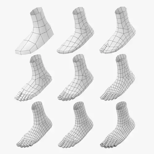 Foot Base Mesh Kit 3D model