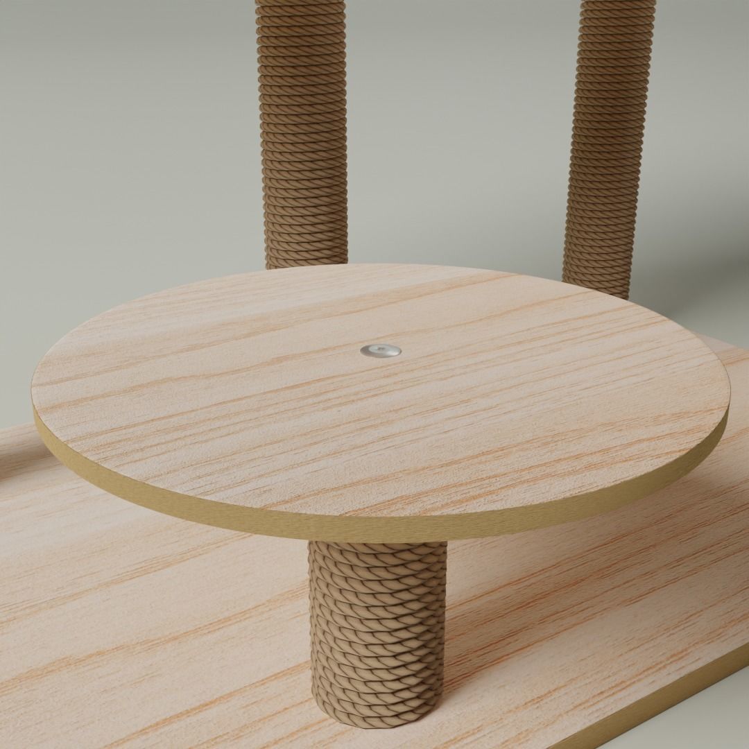 Cat Condo 3D model_9