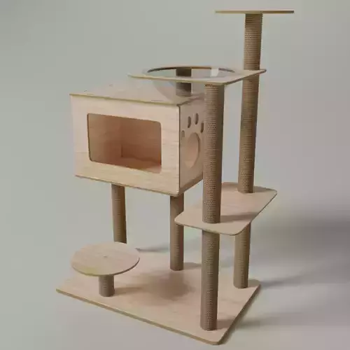 Cat Condo 3D model