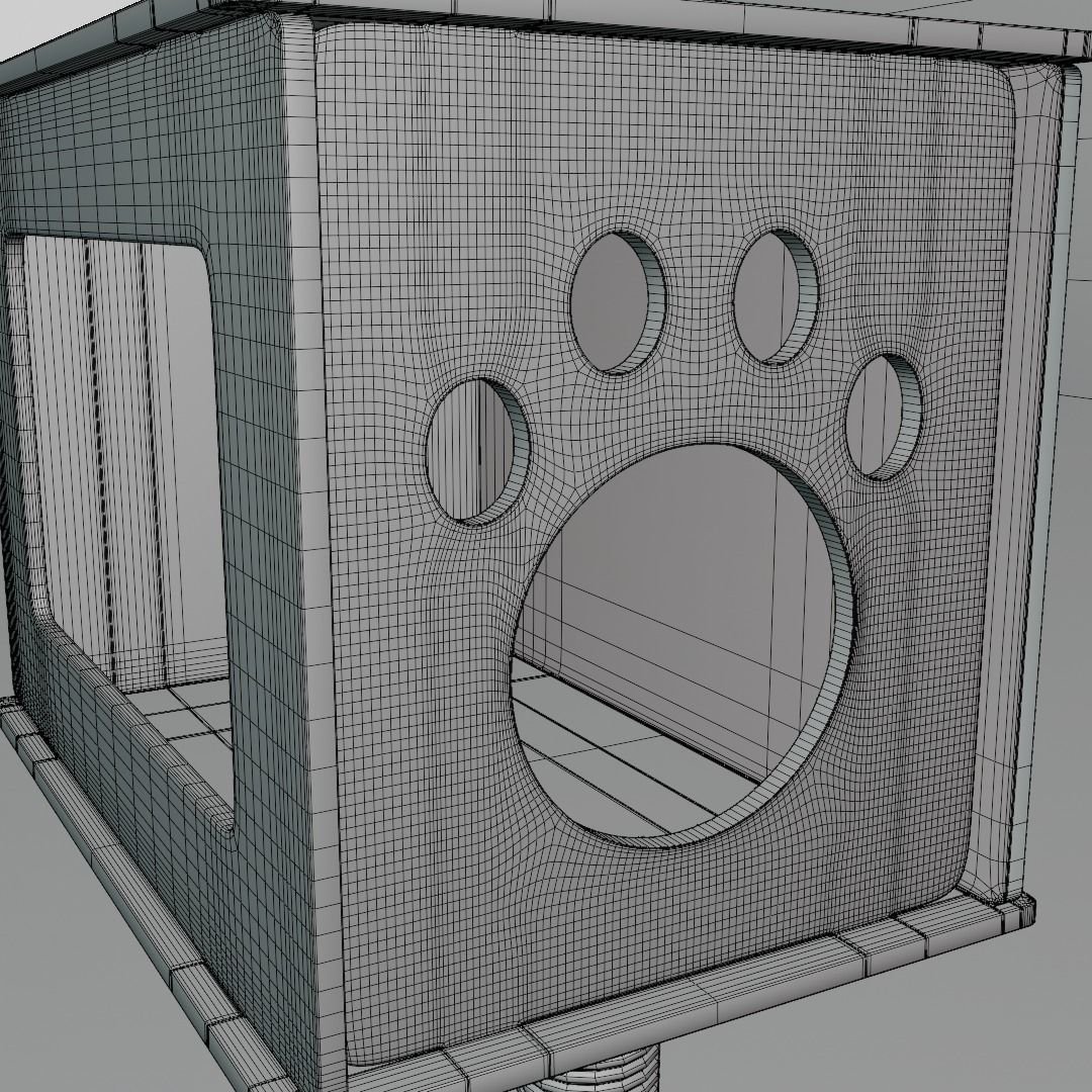 Cat Condo 3D model_14