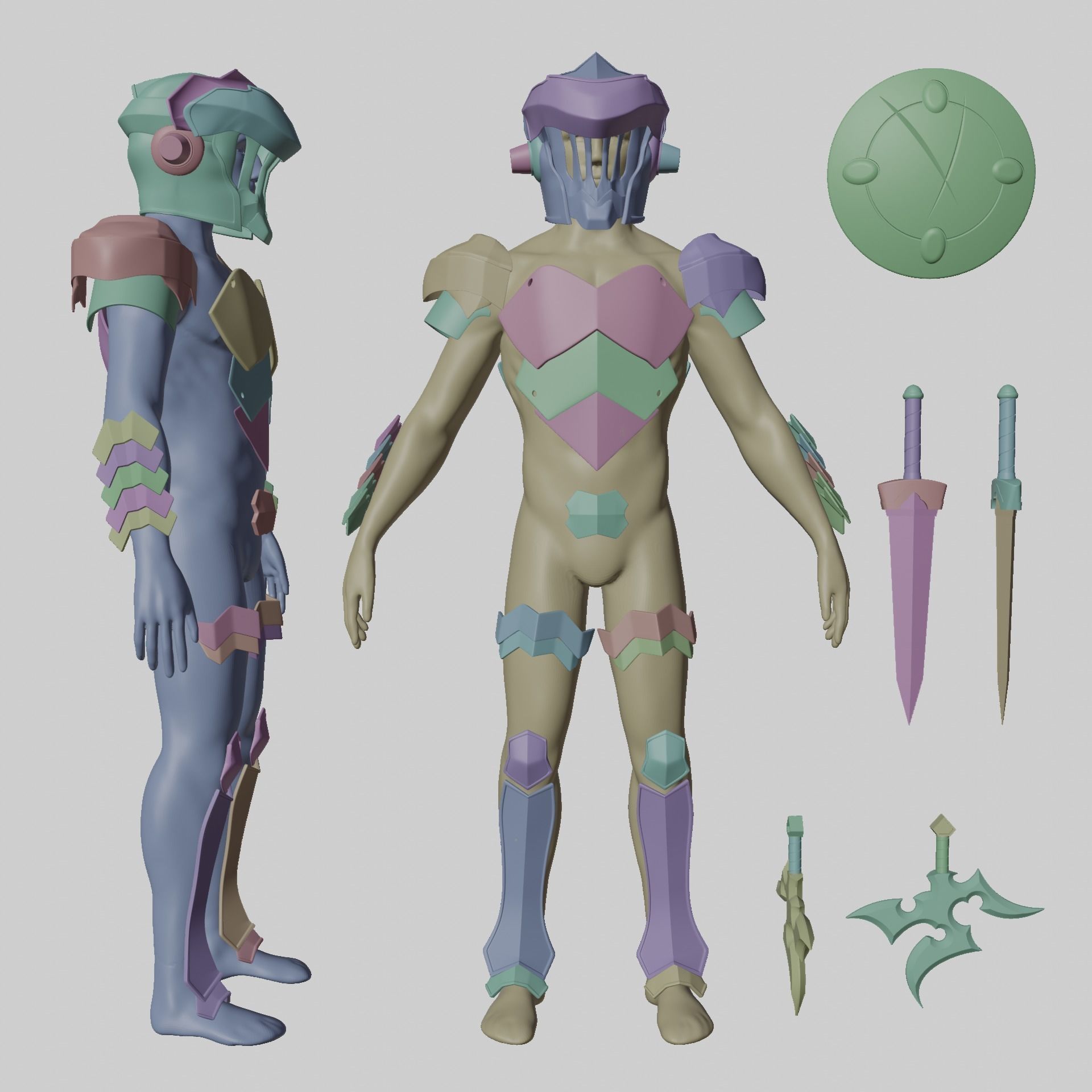 GOBLIN SLAYER COSPLAY ARMOR 3D print model_5