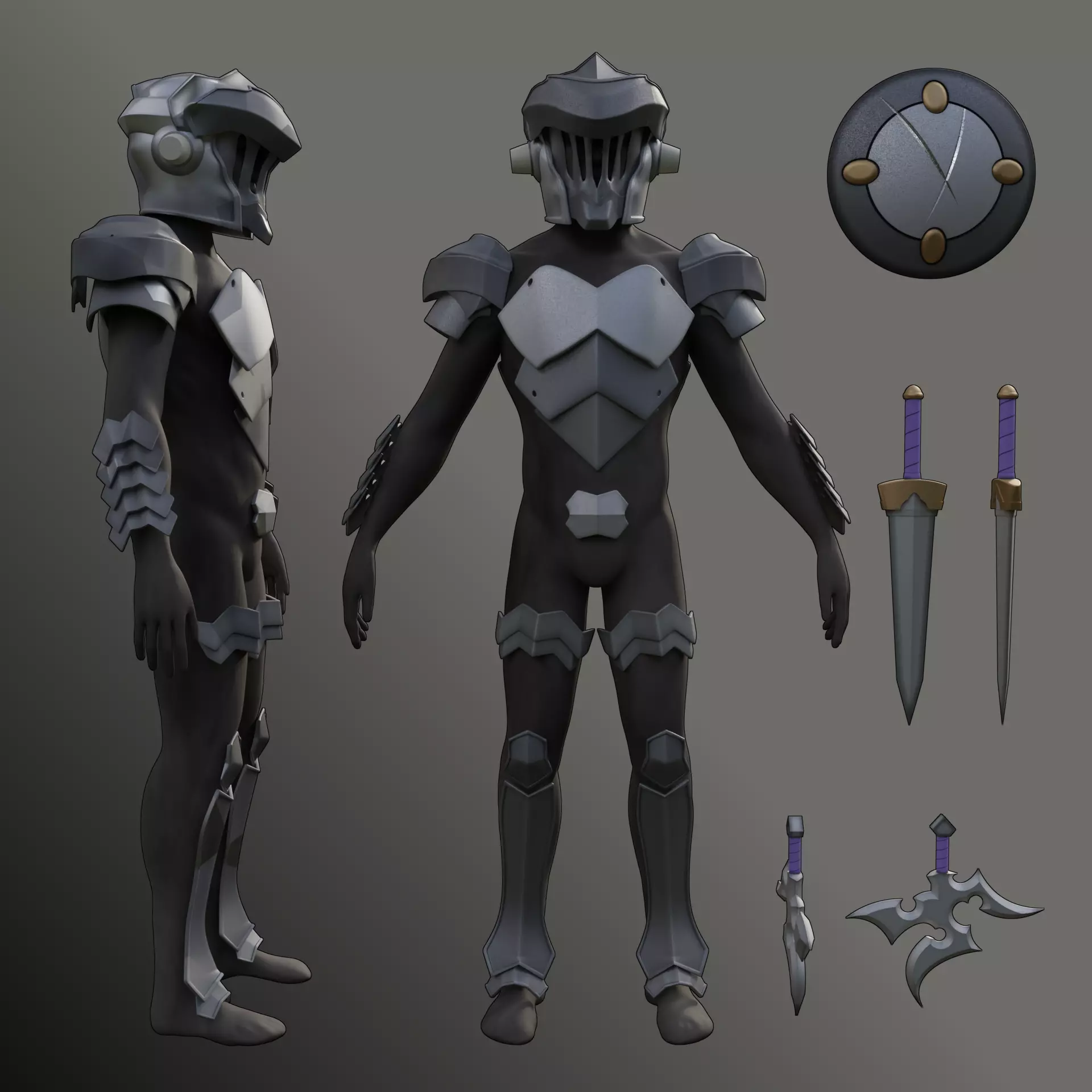 GOBLIN SLAYER COSPLAY ARMOR 3D print model_0
