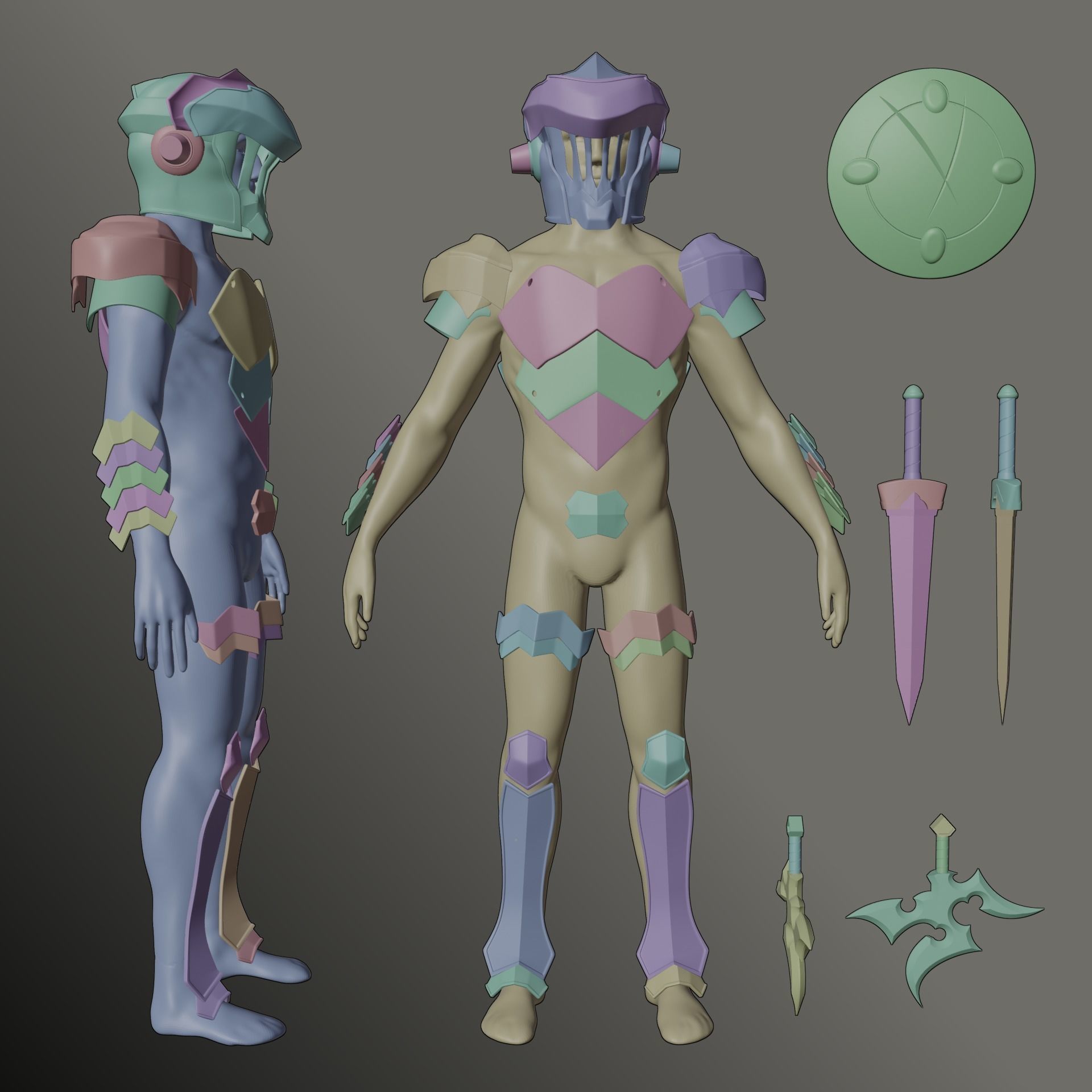 GOBLIN SLAYER COSPLAY ARMOR 3D print model_4