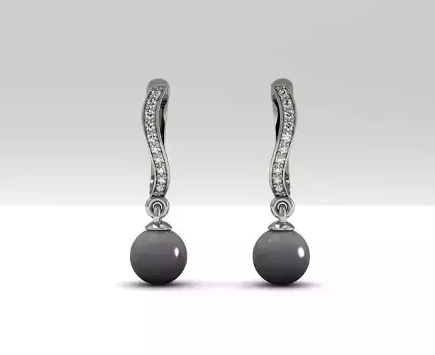 Pearl earrings
