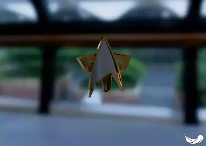 Star Trek Combadge 3D print model