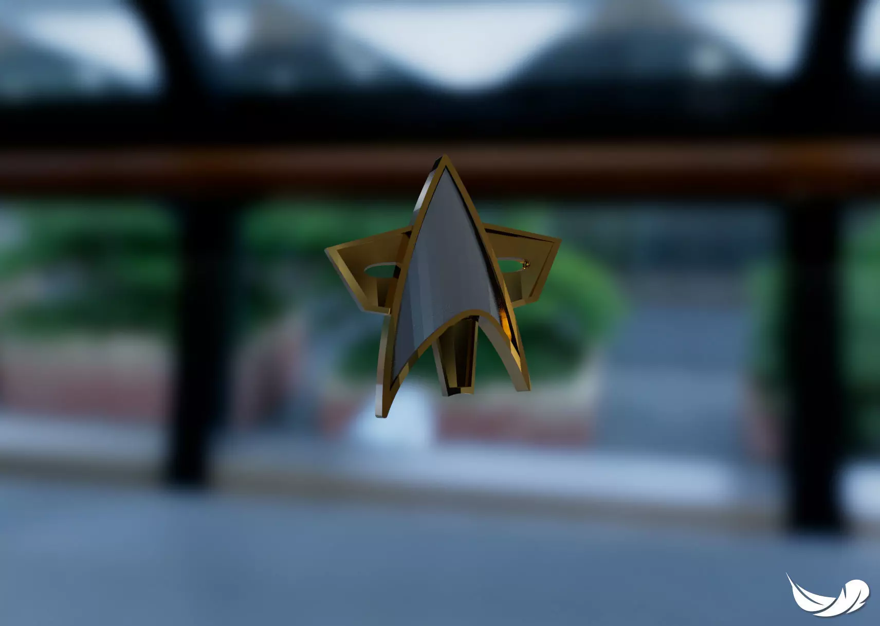 Star Trek Combadge 3D print model_0