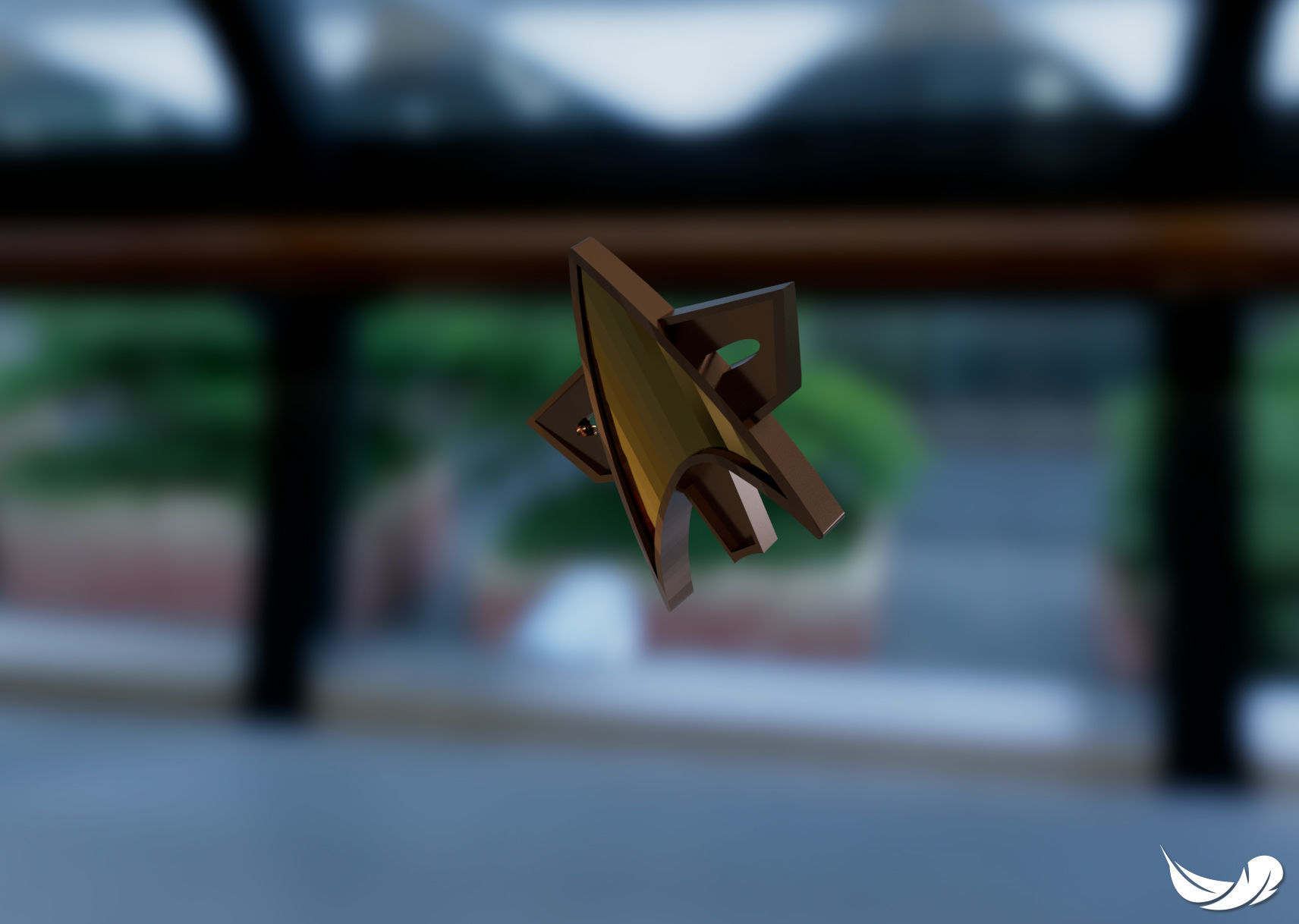 Star Trek Combadge 3D print model_7