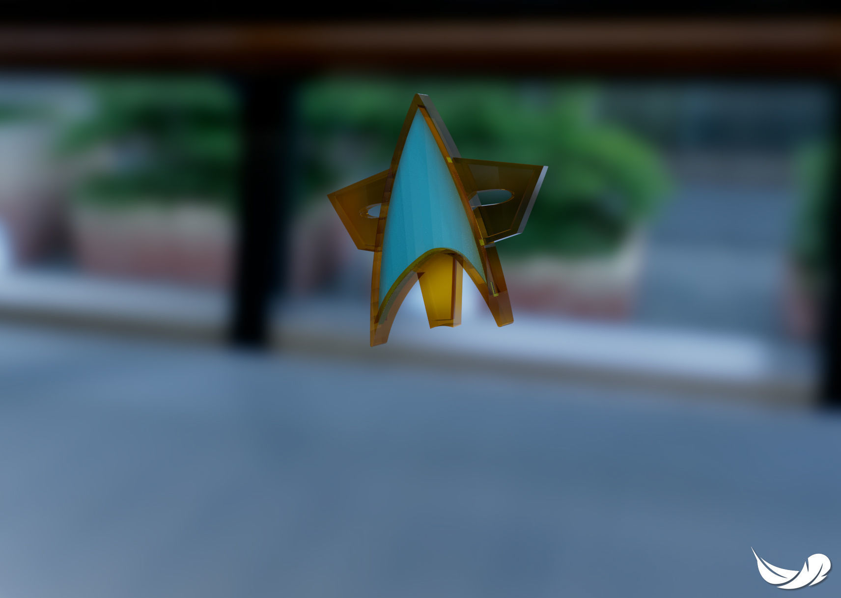 Star Trek Combadge 3D print model_14