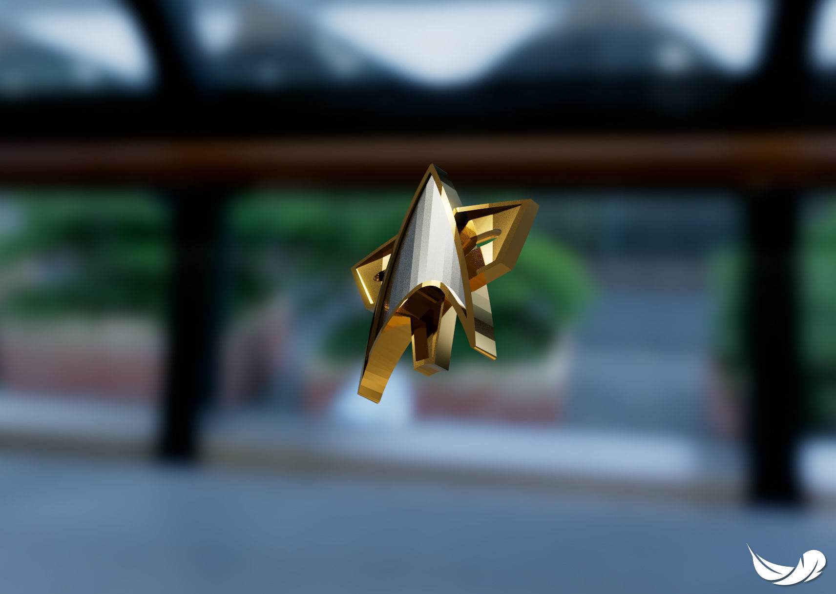 Star Trek Combadge 3D print model_2