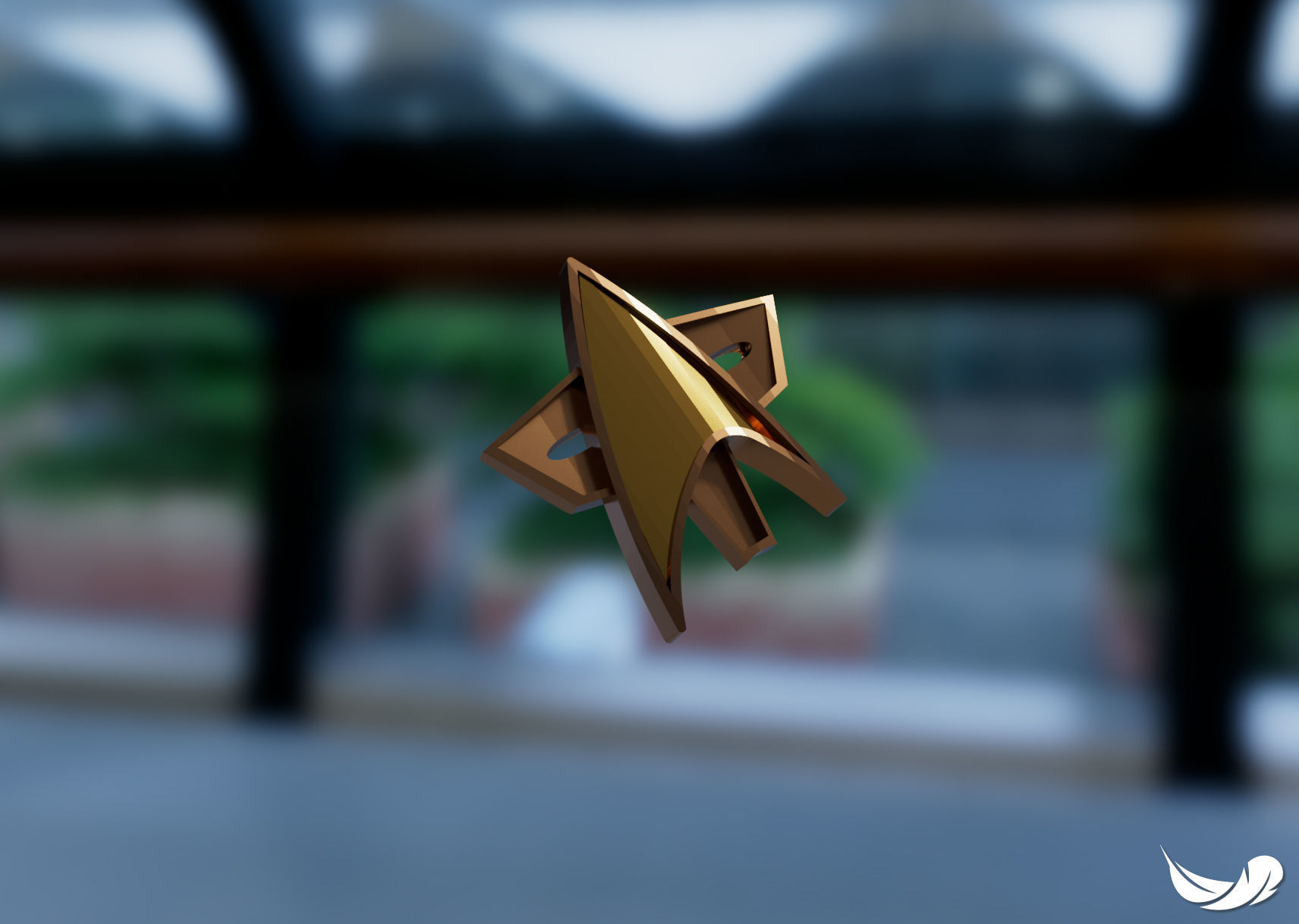 Star Trek Combadge 3D print model_5