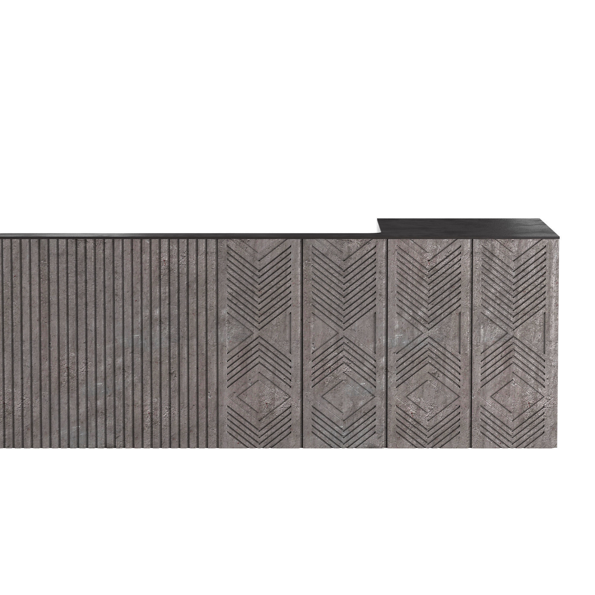 Reception desk 004 3D model_3