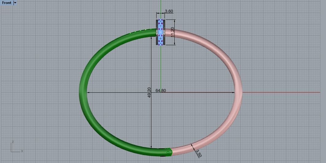 Bracelets 18 size 3D print model_17