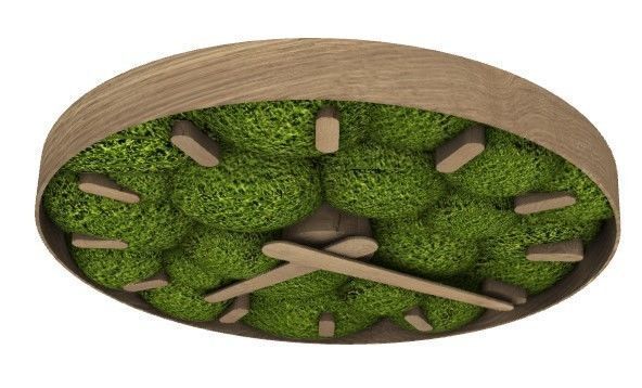 moss clock Free 3D model_2