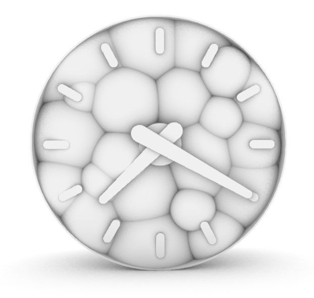 moss clock Free 3D model_5