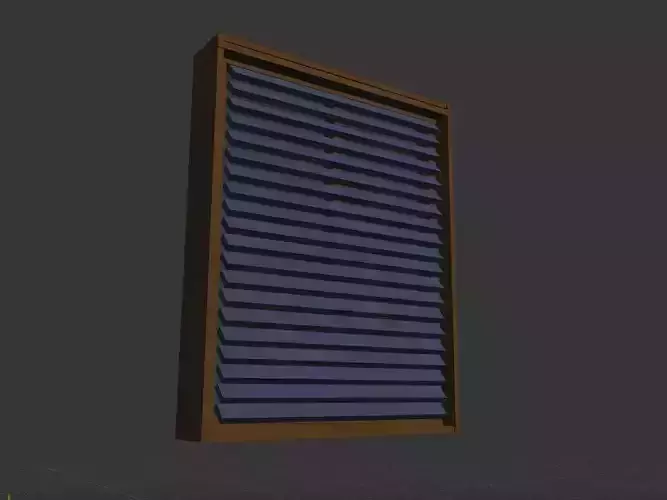 Low poly window