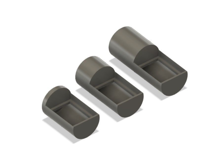 OO Steam Train 11x15 Sugar Cube Round Speaker Enclosure 3D print model_1