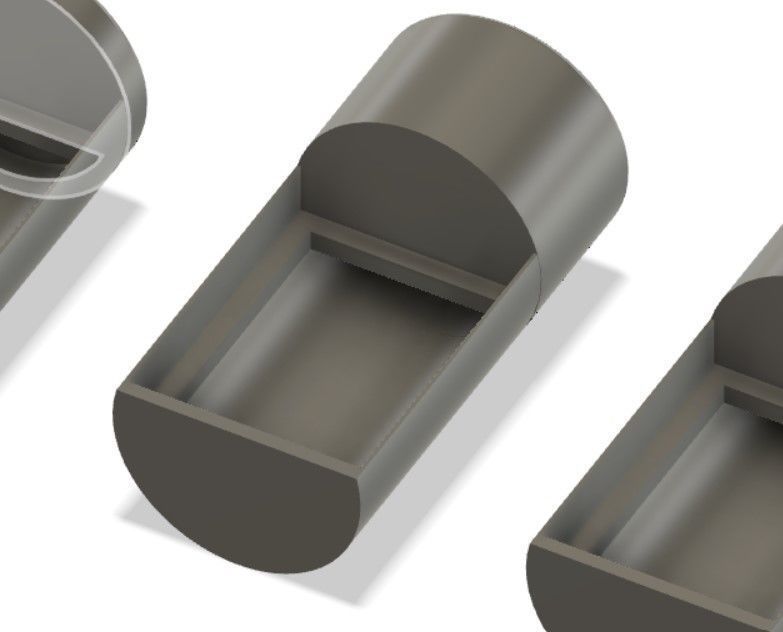 OO Steam Train 11x15 Sugar Cube Round Speaker Enclosure 3D print model_5