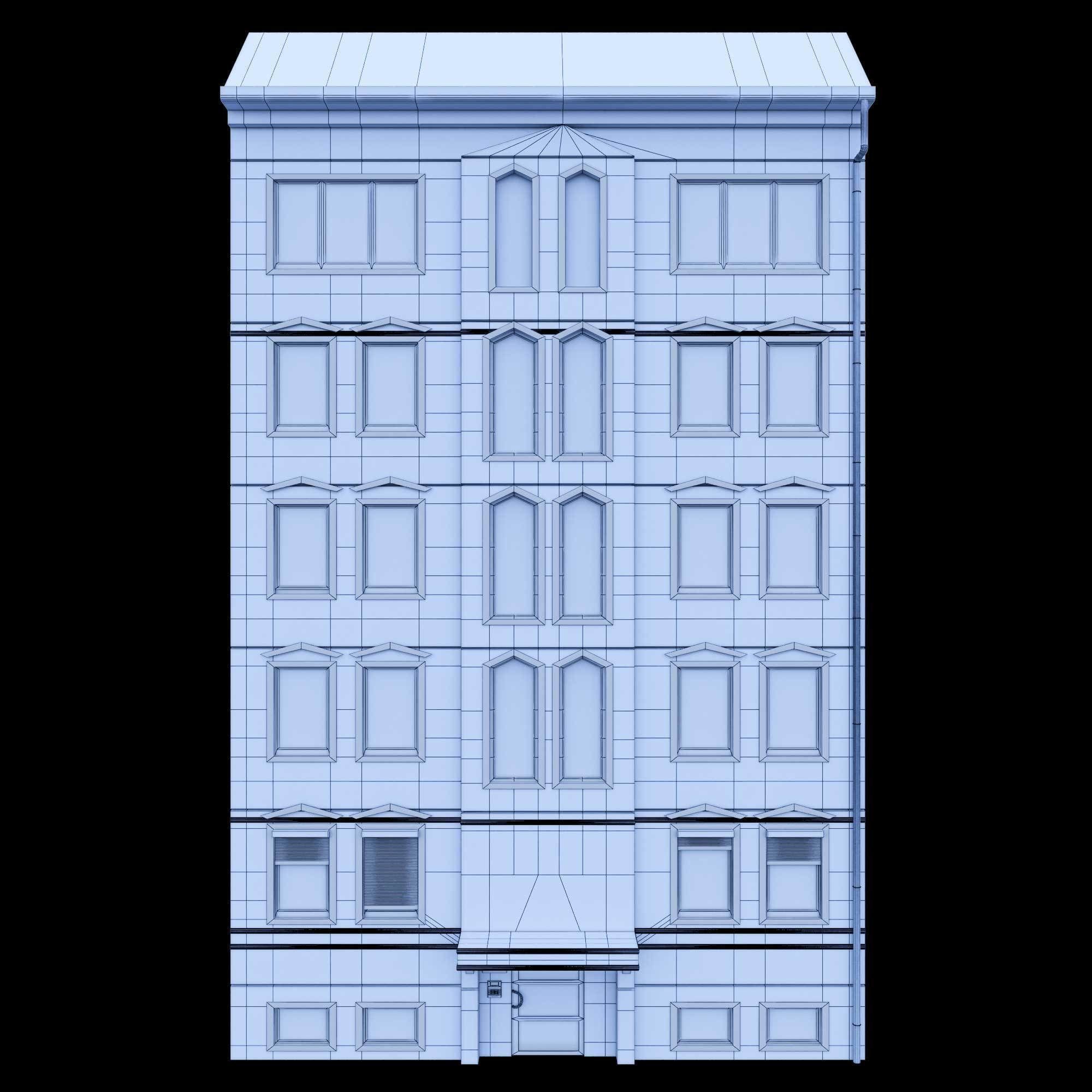 Berlin Street Building NO108 3D model_6