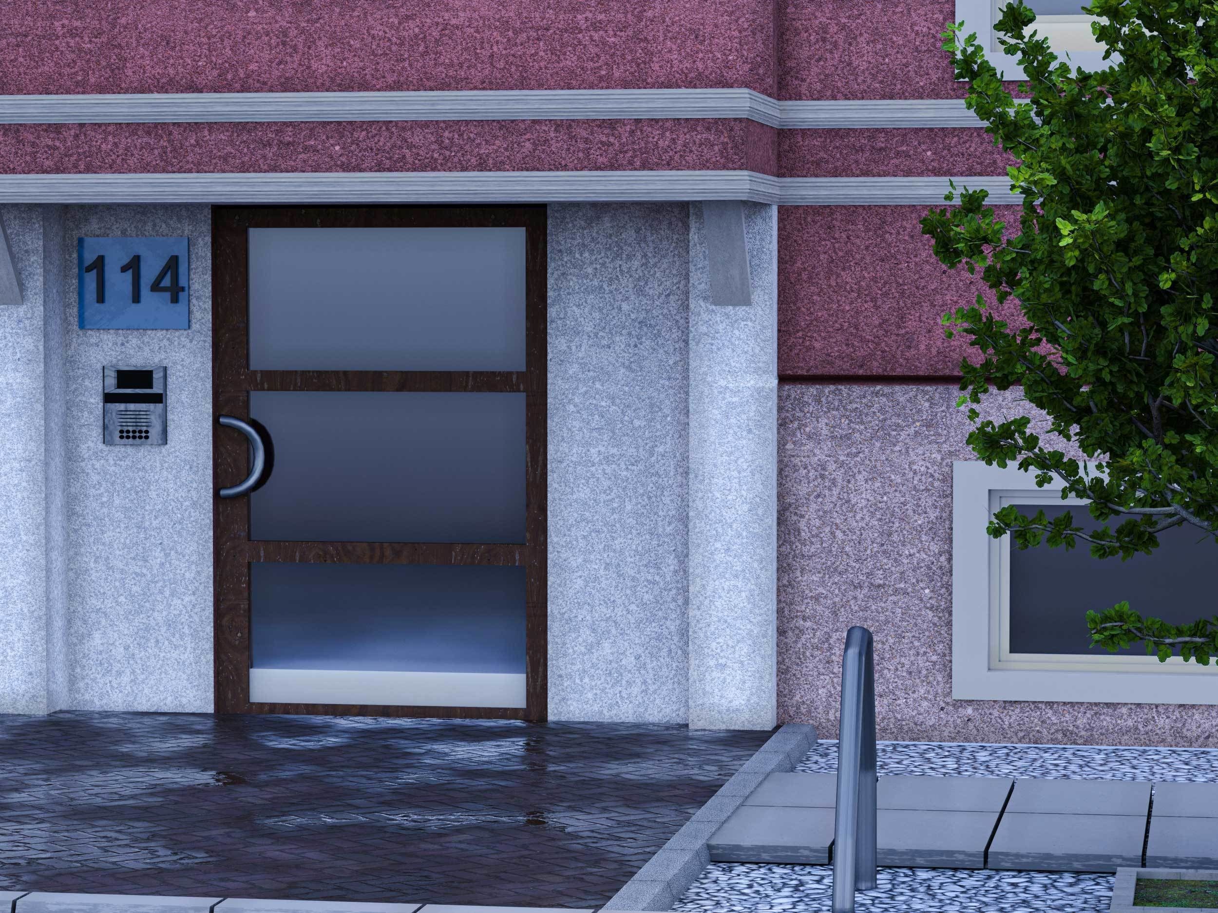 Berlin Street Building NO108 3D model_2