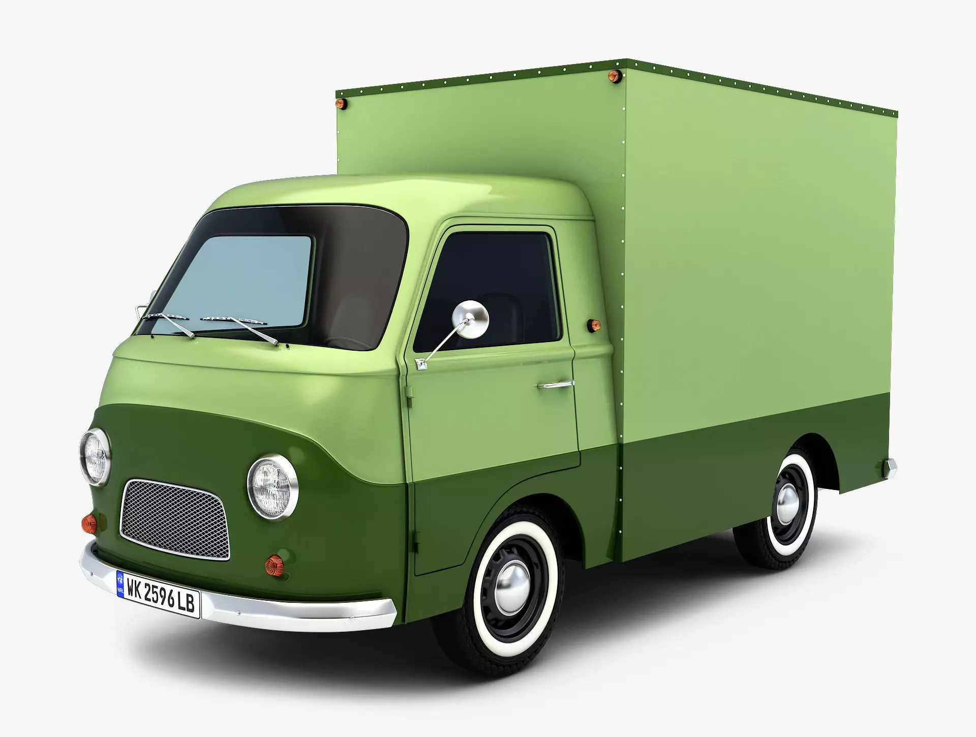 Retro Truck Box v 1 3D model