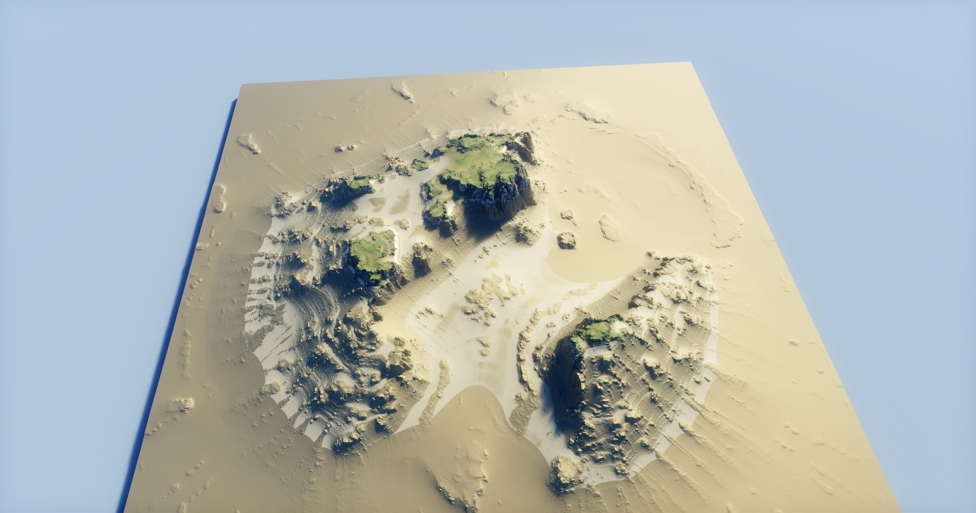 Island Terrain 4 3D model_1