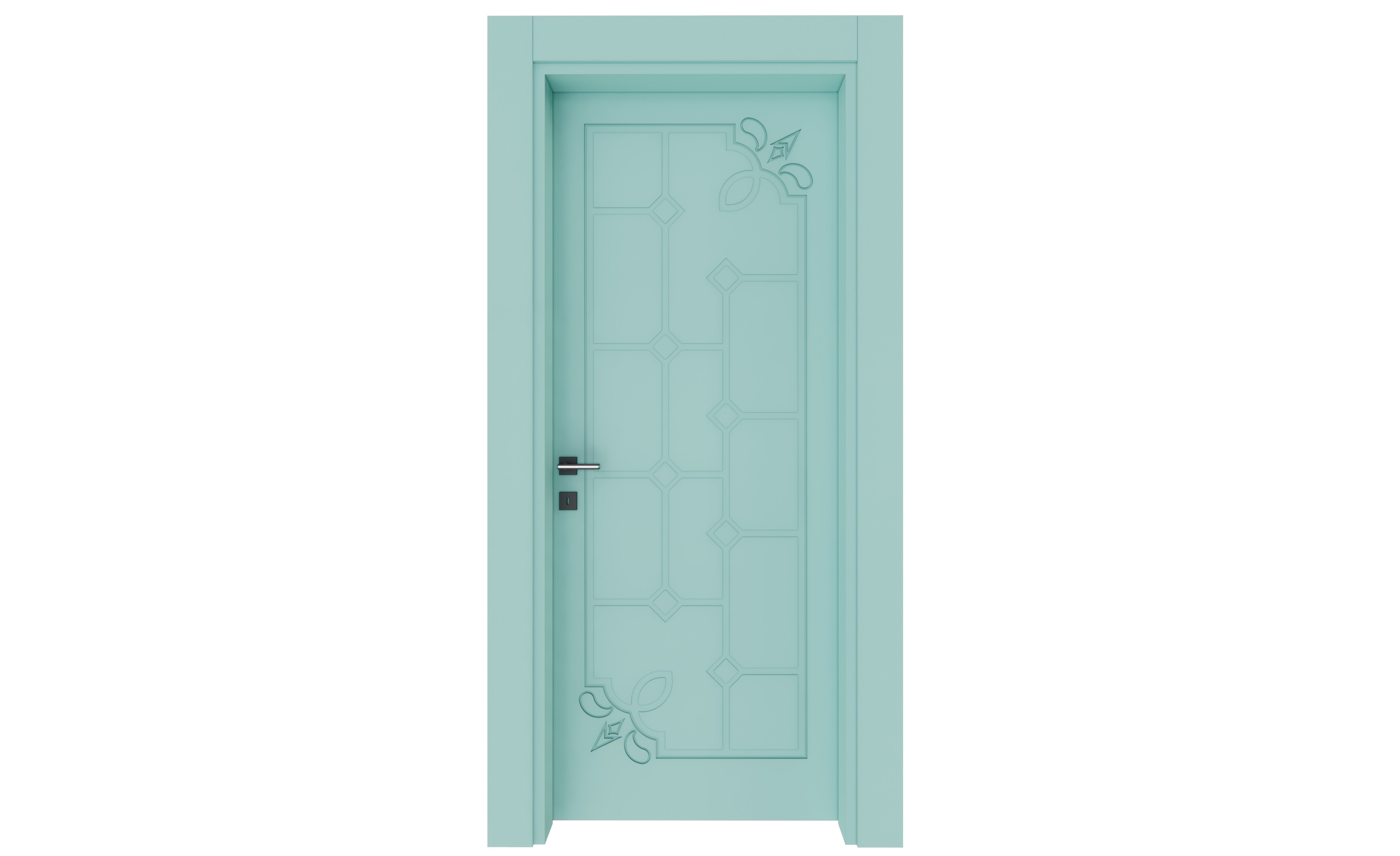 Doors Low-poly 3D model_13