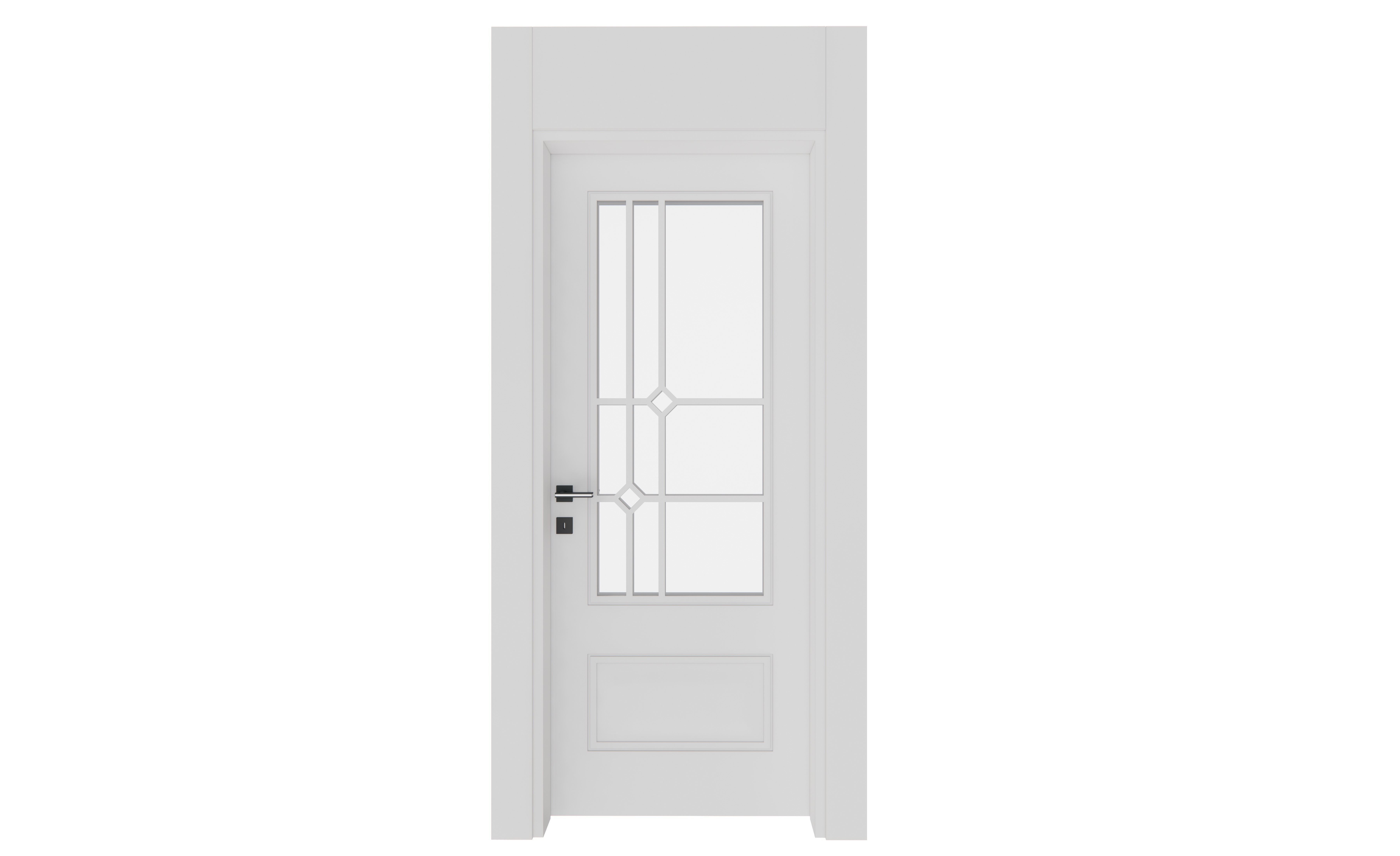 Doors Low-poly 3D model_1