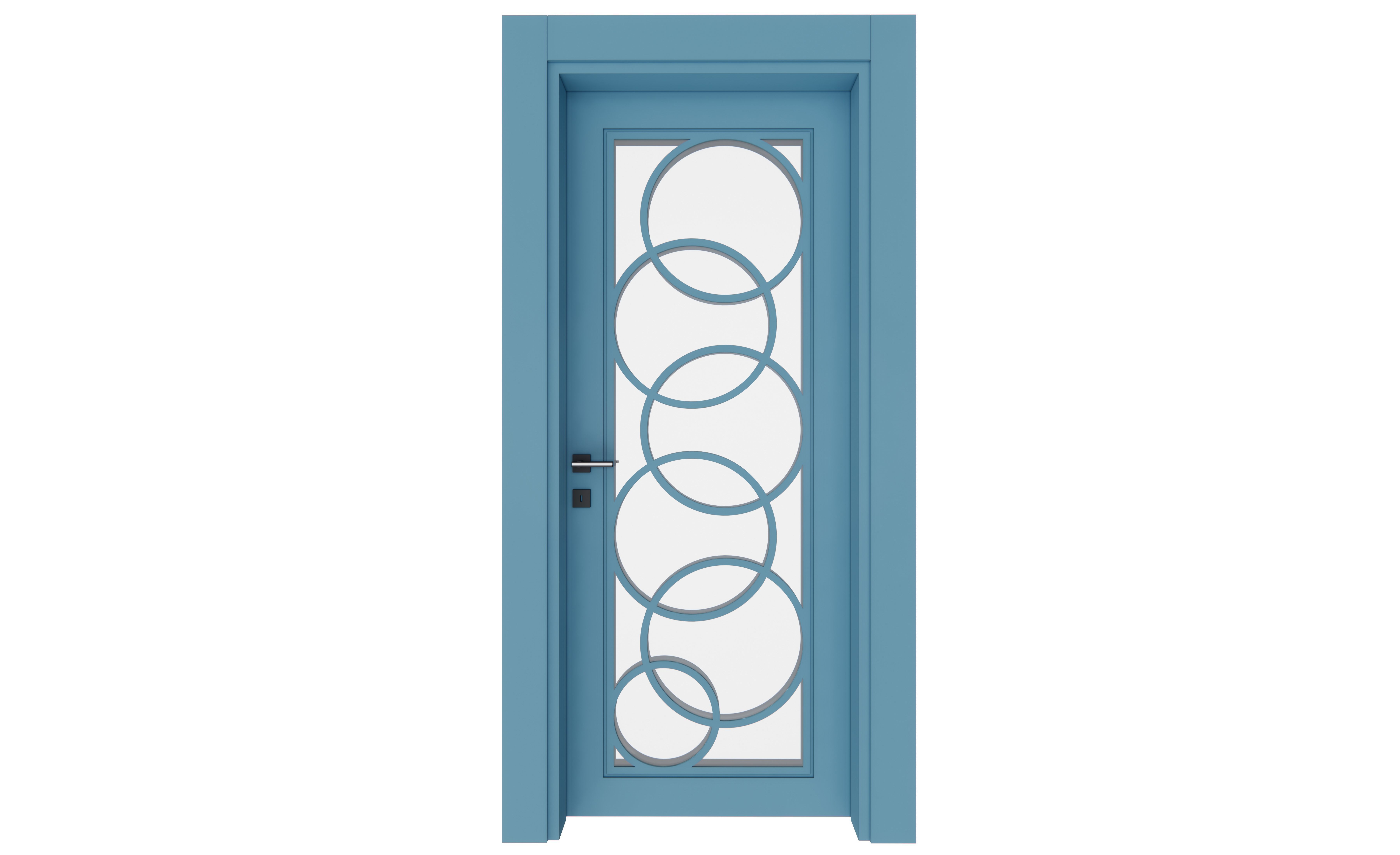 Doors Low-poly 3D model_14