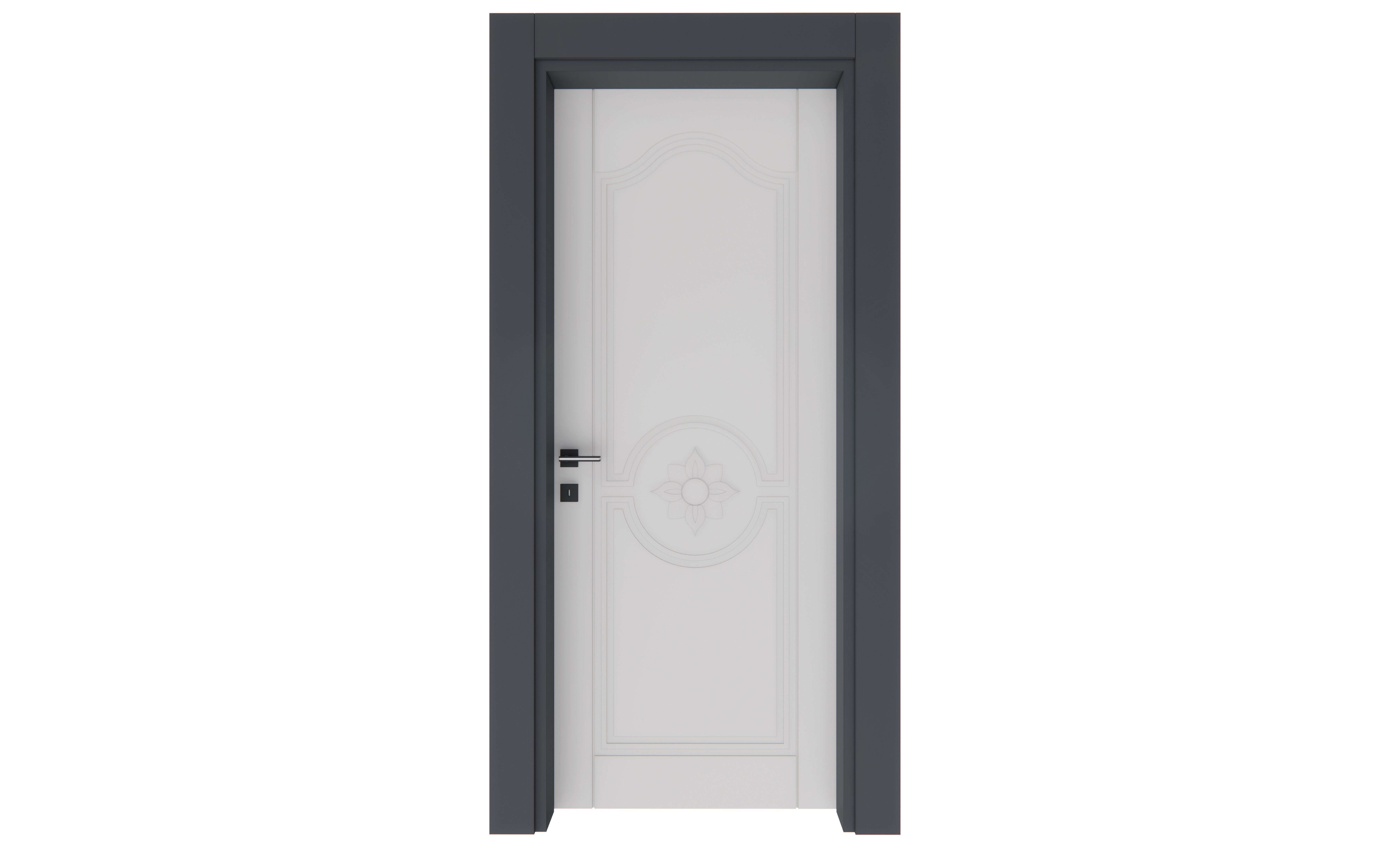 Doors Low-poly 3D model_5