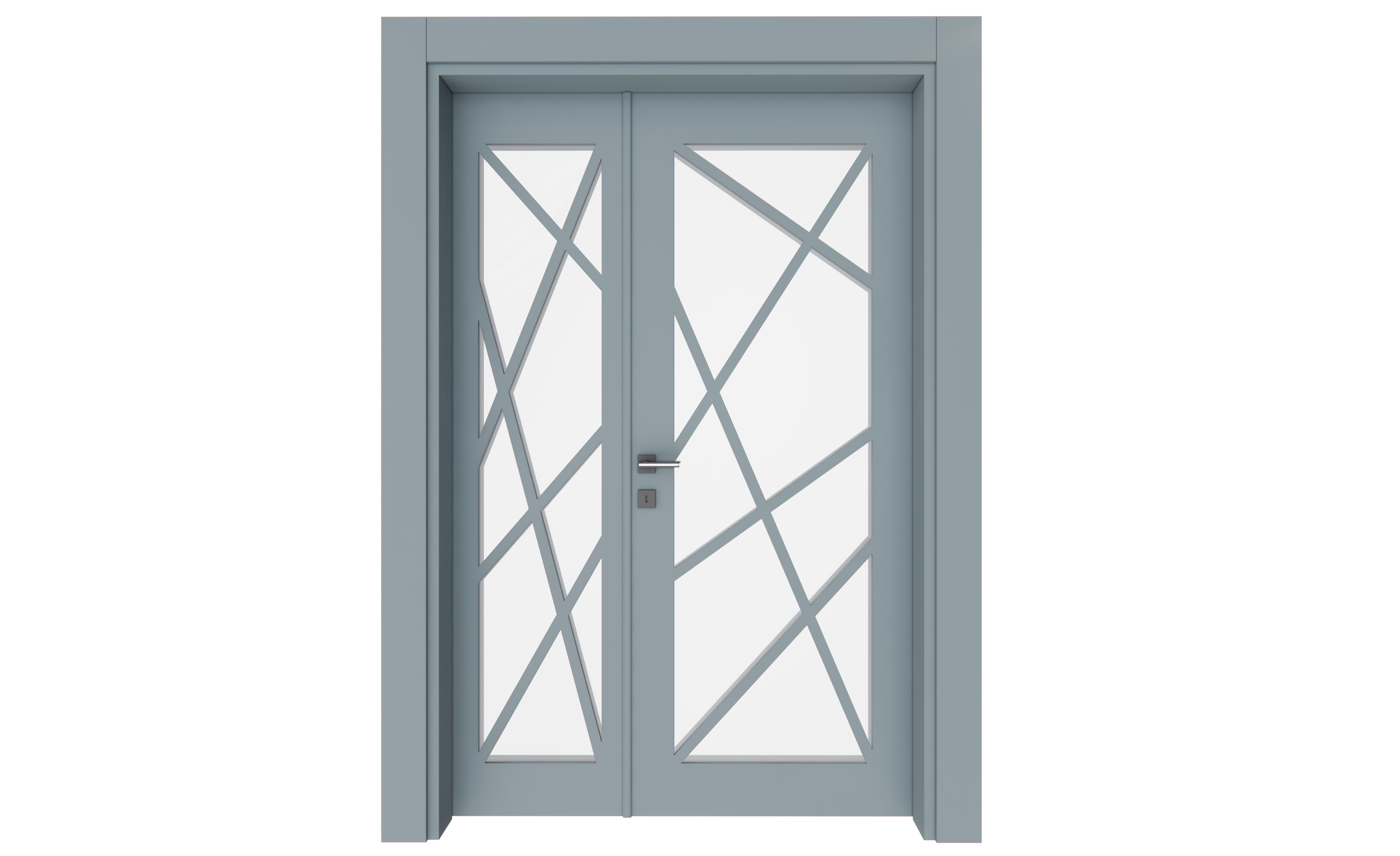 Doors Low-poly 3D model_16