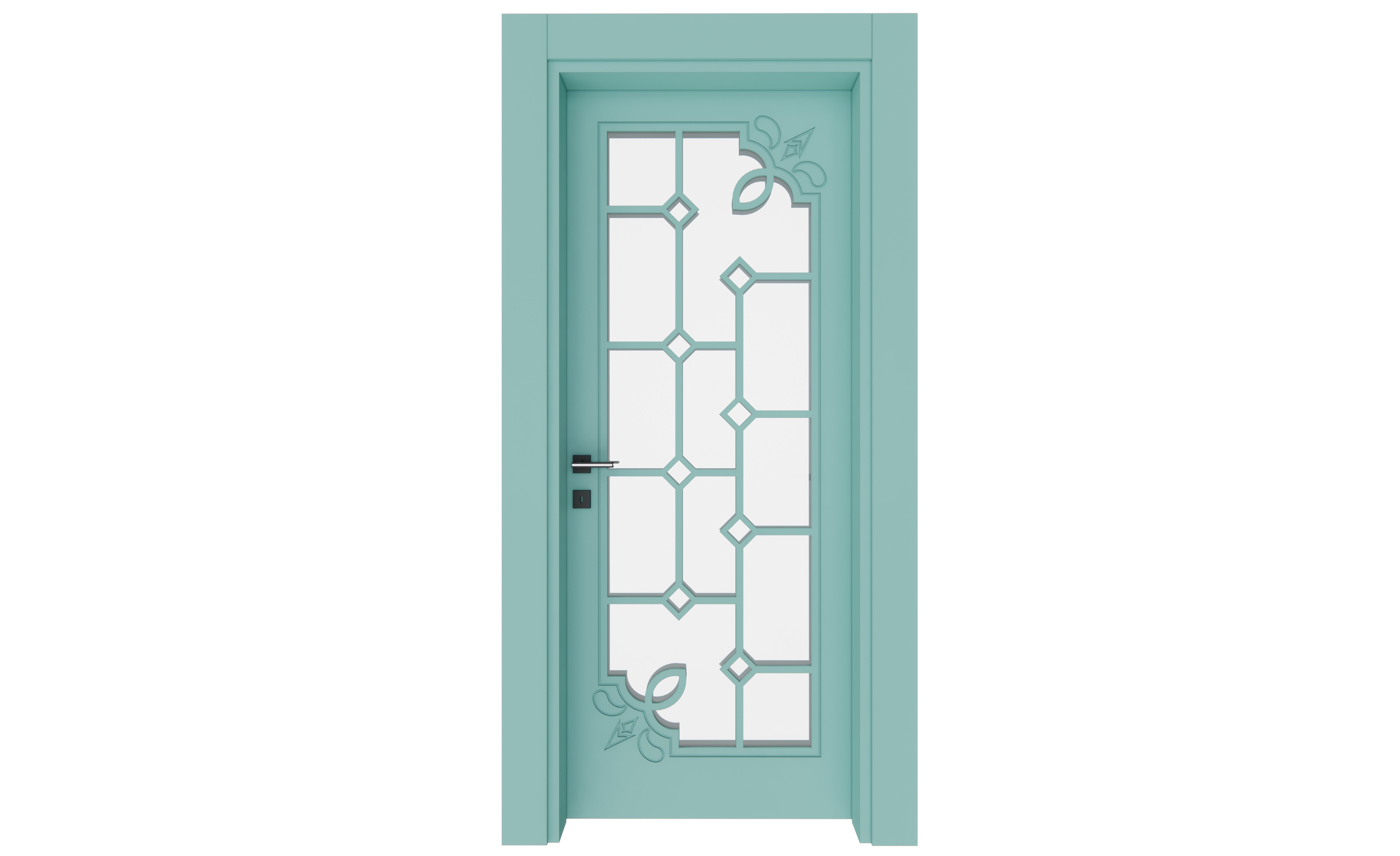 Doors Low-poly 3D model_12