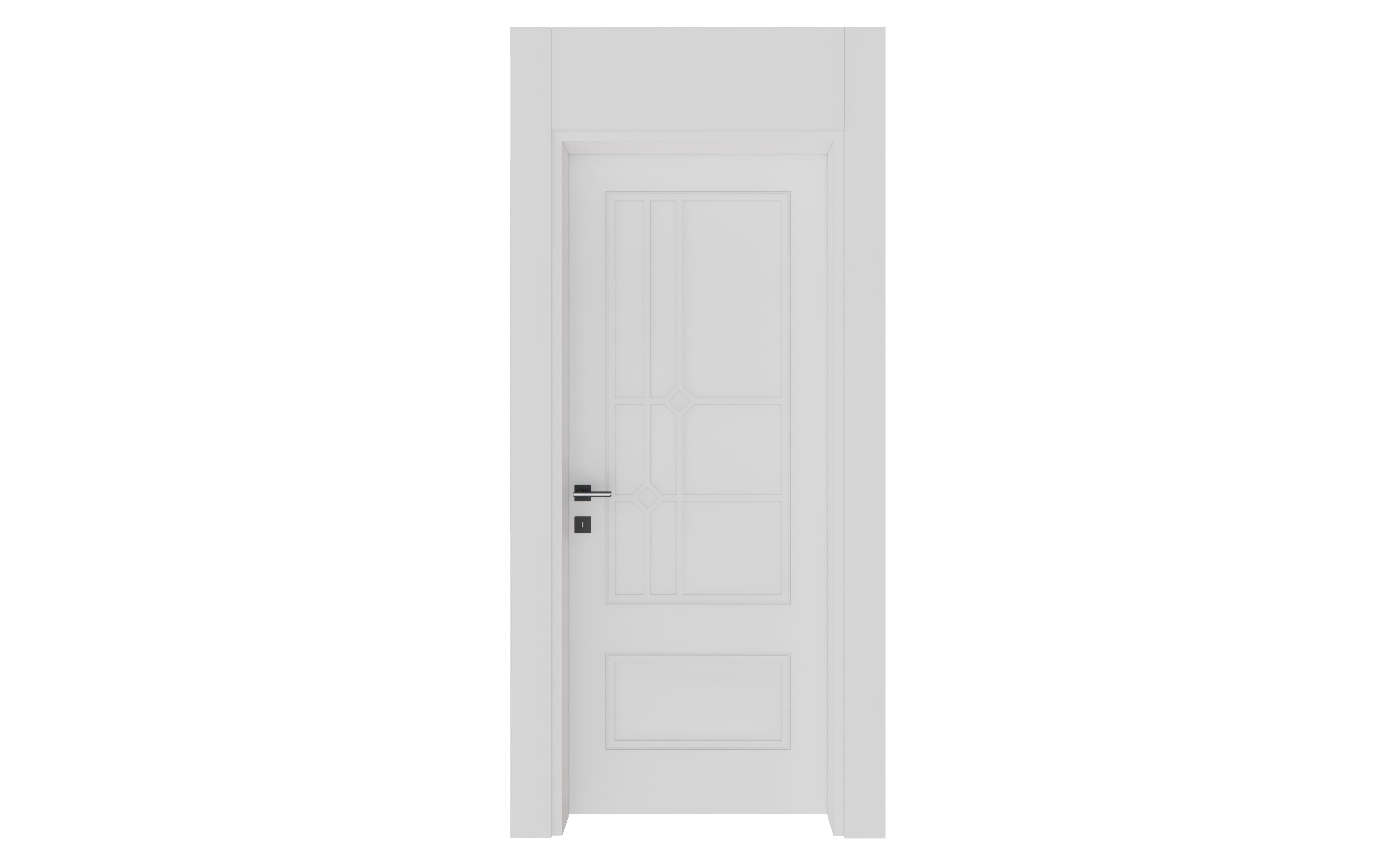 Doors Low-poly 3D model_2