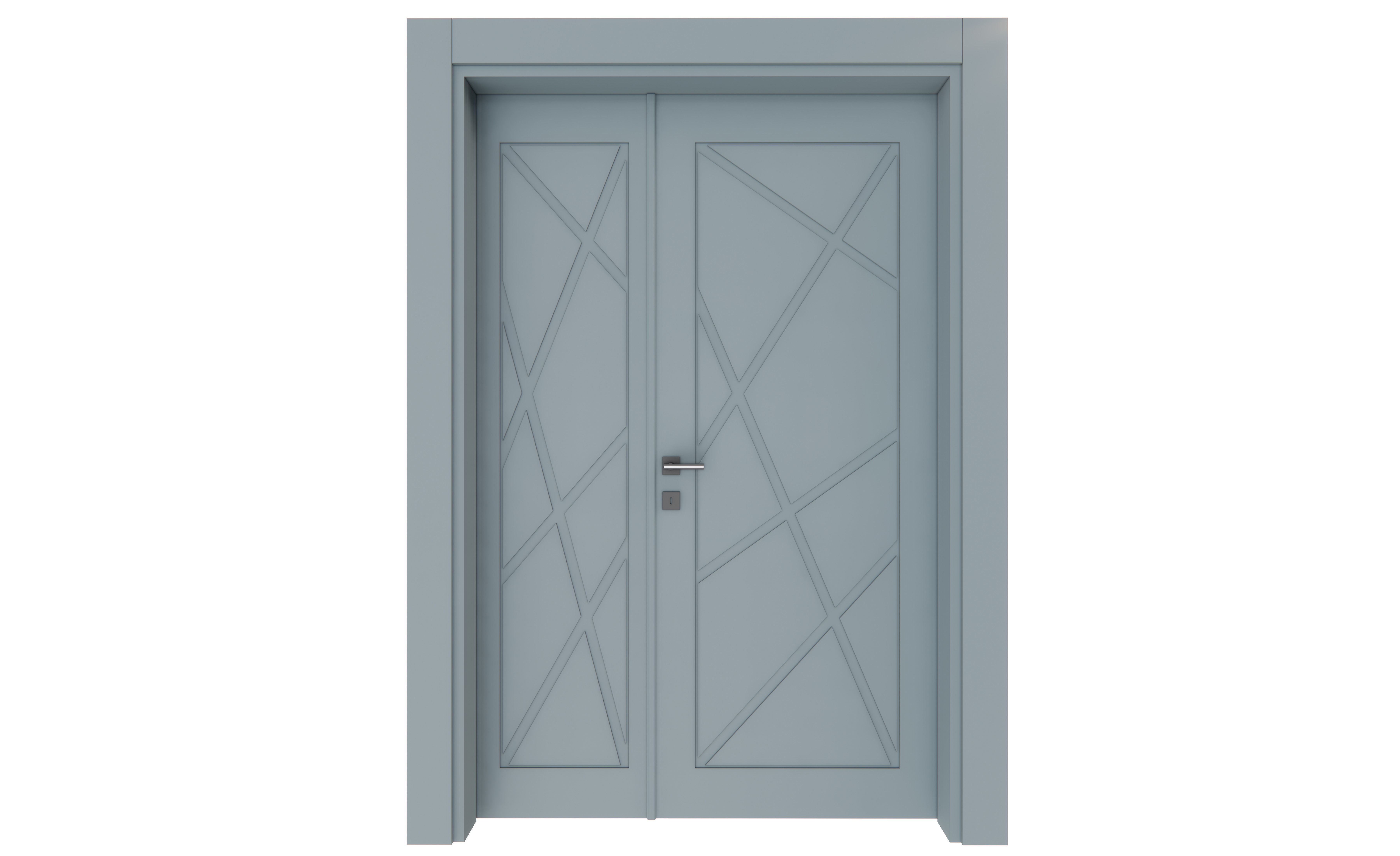 Doors Low-poly 3D model_17