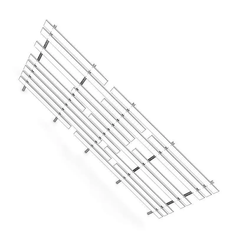 Wooden Fence 3D model_0