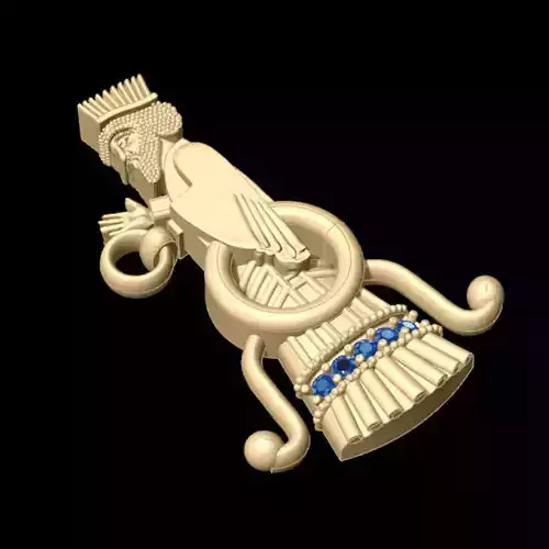 Wingless Farvahar 3D print model