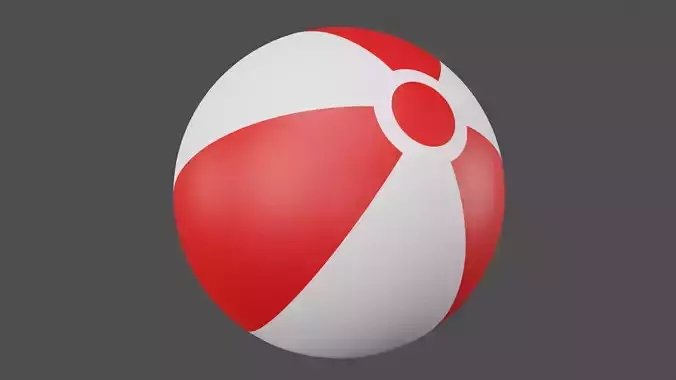 Red Beach Ball