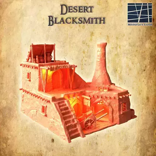 Desert Blacksmith Tabletop Terrain 28 mm