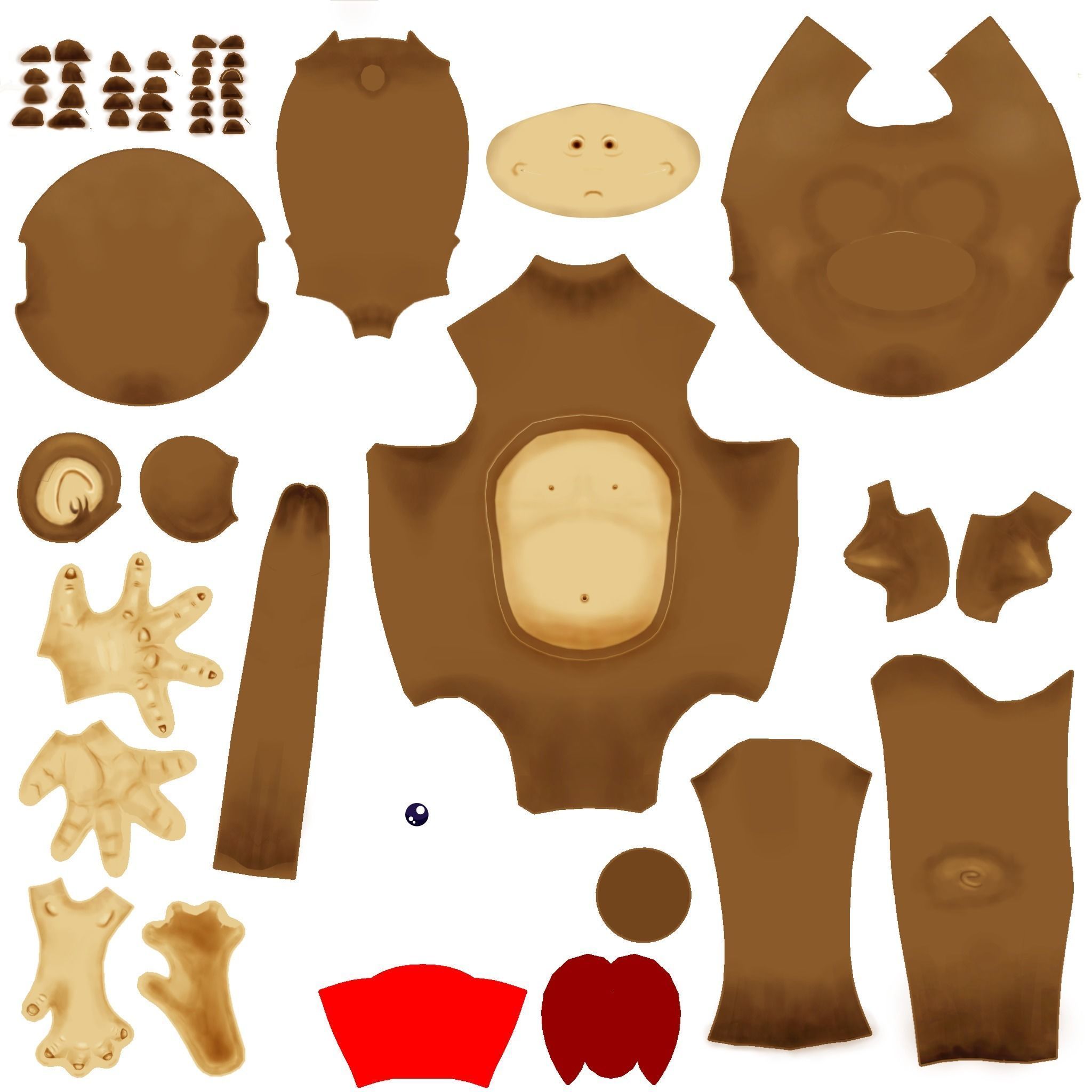 Monito - Chimpi 3D model_5