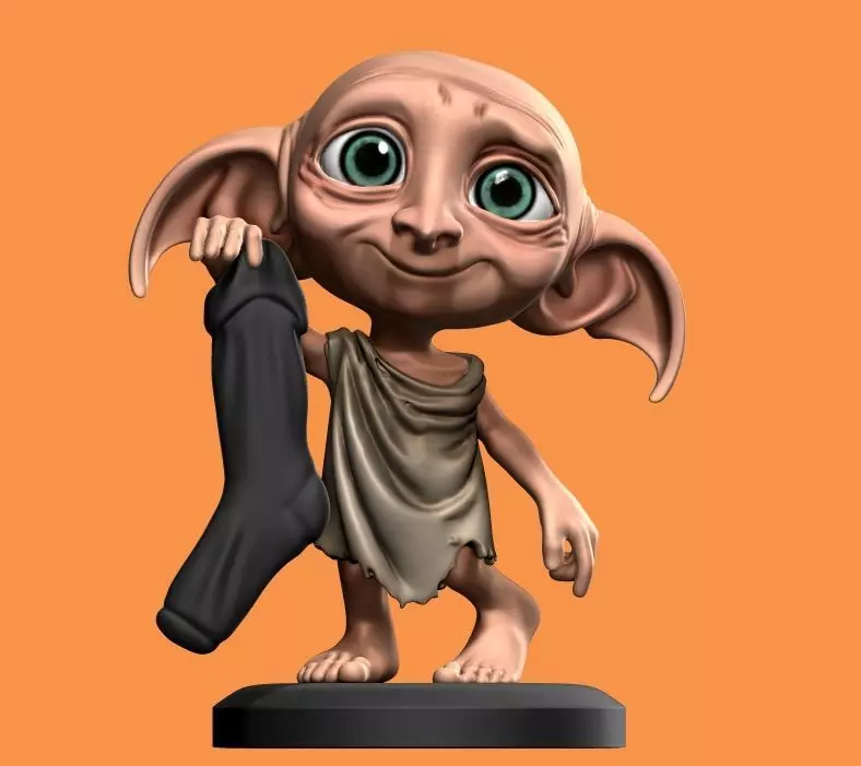Dobby Elf Chibi - 3D Printable Miniature 3D print model