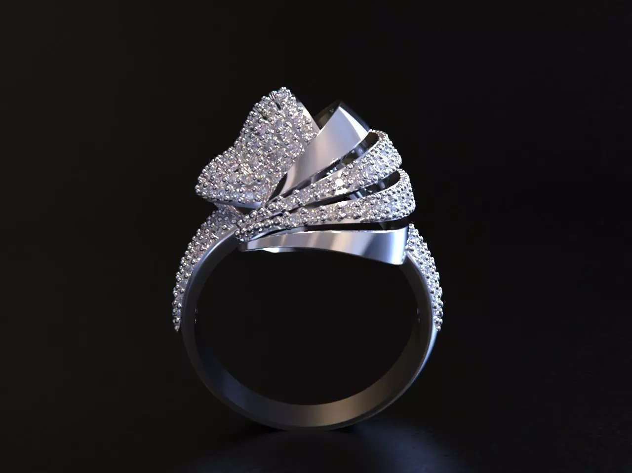 Luxury jewelry Ring 3dm 3D print model