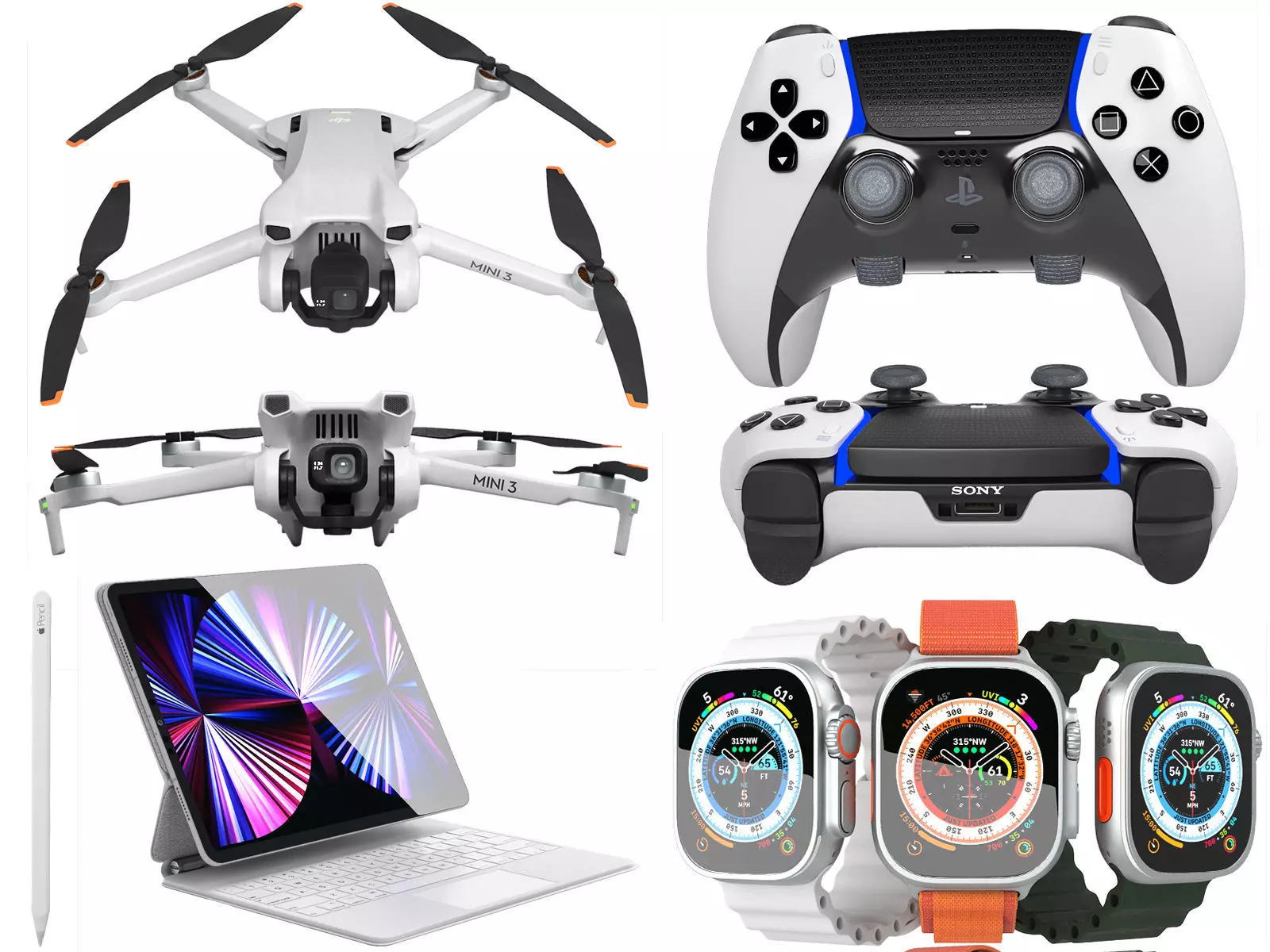 gadget electronic accessories collection 02 3D model_0