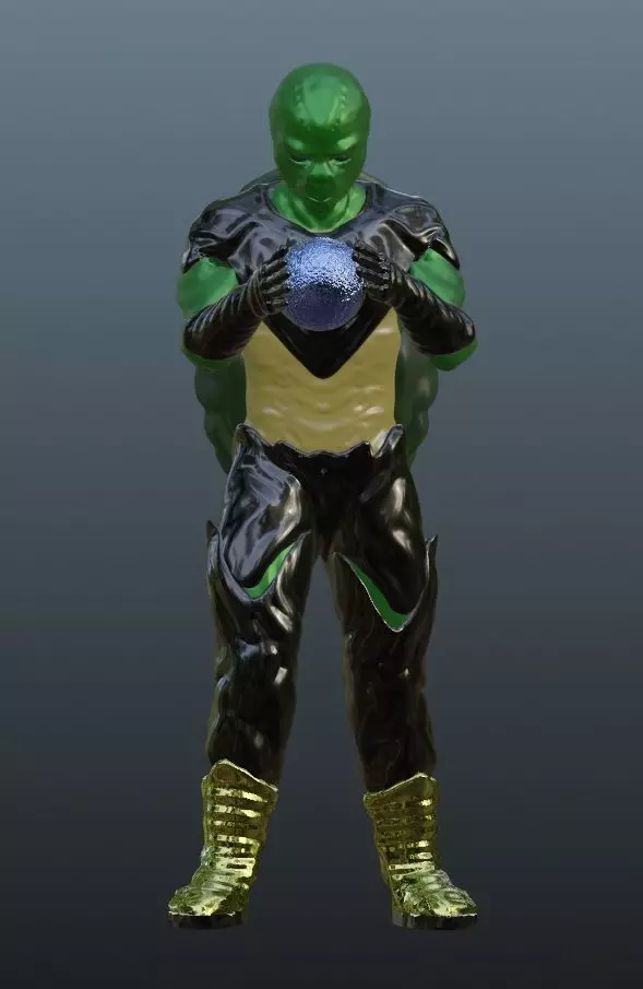 Turtle Mage 3D print model_0