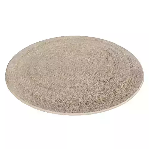 Grey and Beige Dining Room Rug