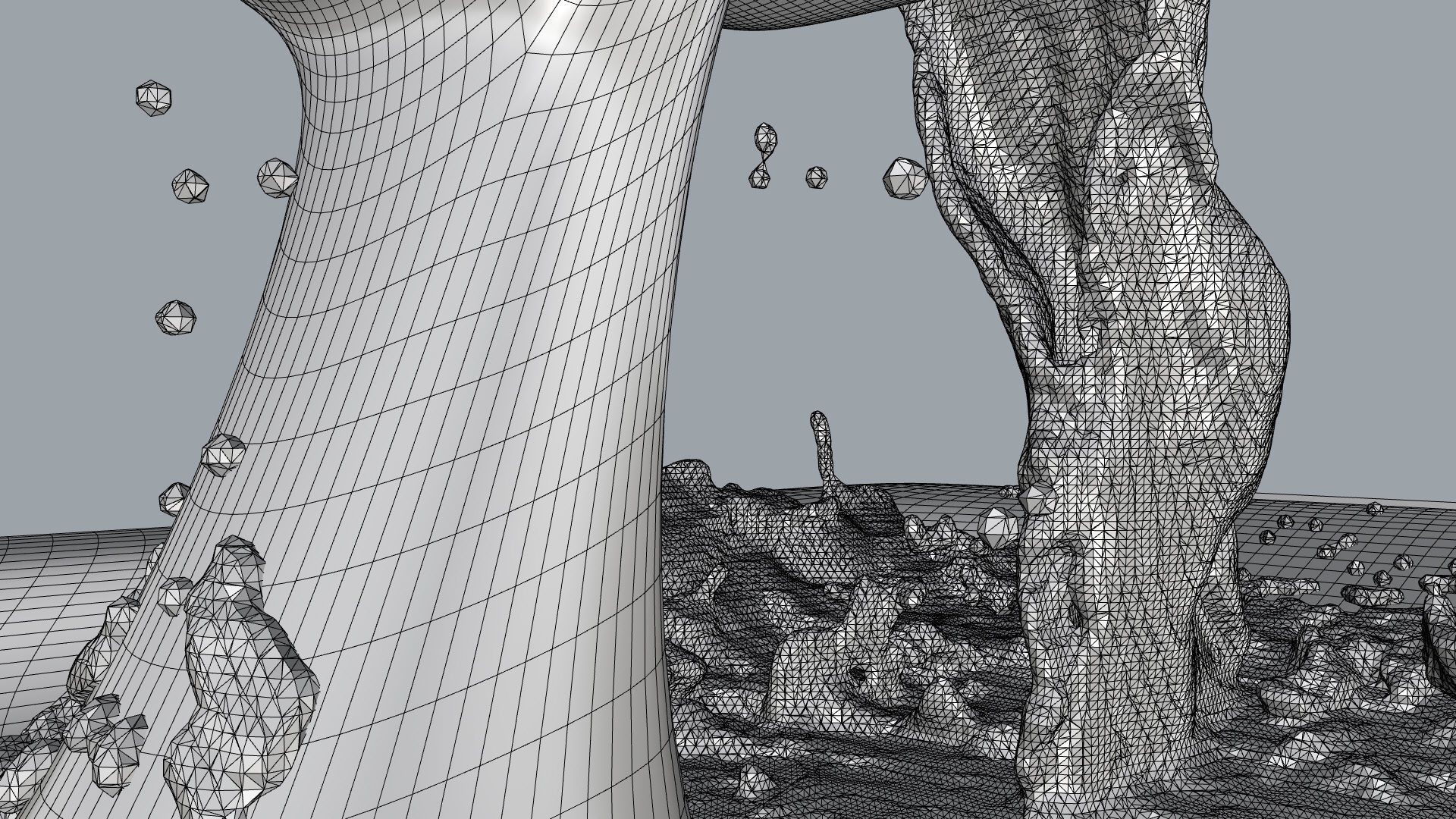 Modern Smooth Fountains 3D model_27